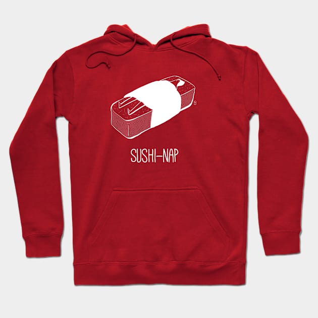 Sushi nap [white] Hoodie by idisegnidiflora